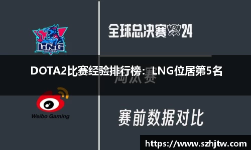 DOTA2比赛经验排行榜:LNG位居第5名